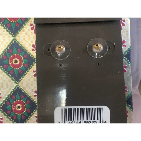 Rain starfish earrings NWT coral and gold-toned - Picture 3 of 6